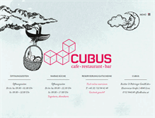 Tablet Screenshot of cubus.at